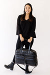 Citi Collective Gallery Puffer Weekender Tote - Black