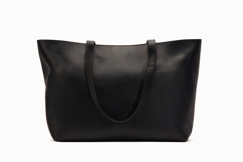 The Executive Structured Leather Work Tote | Zip-Top Security