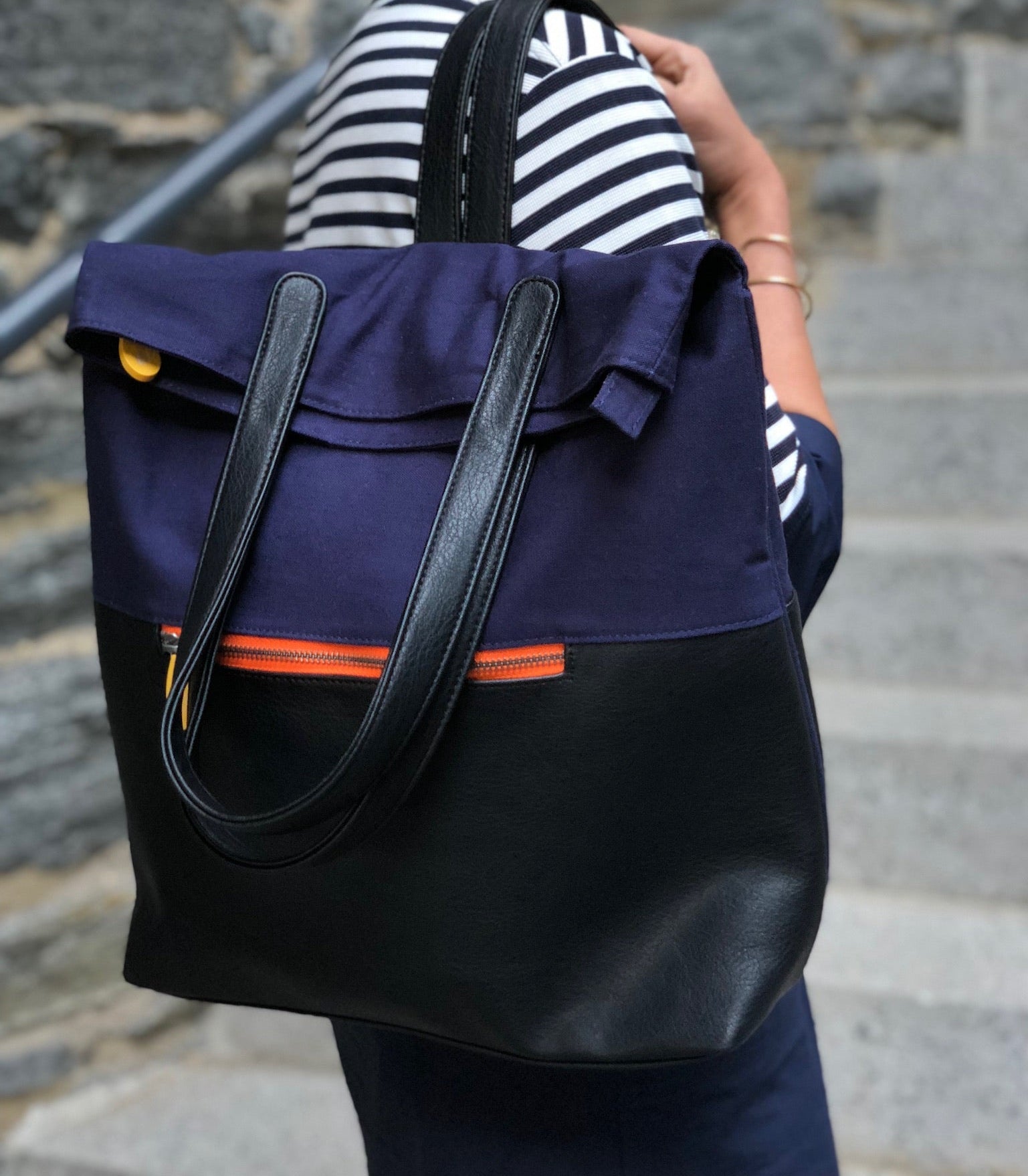 Greenpoint Convertible Backpack Tote | Luggage Sleeve | LuxaTote