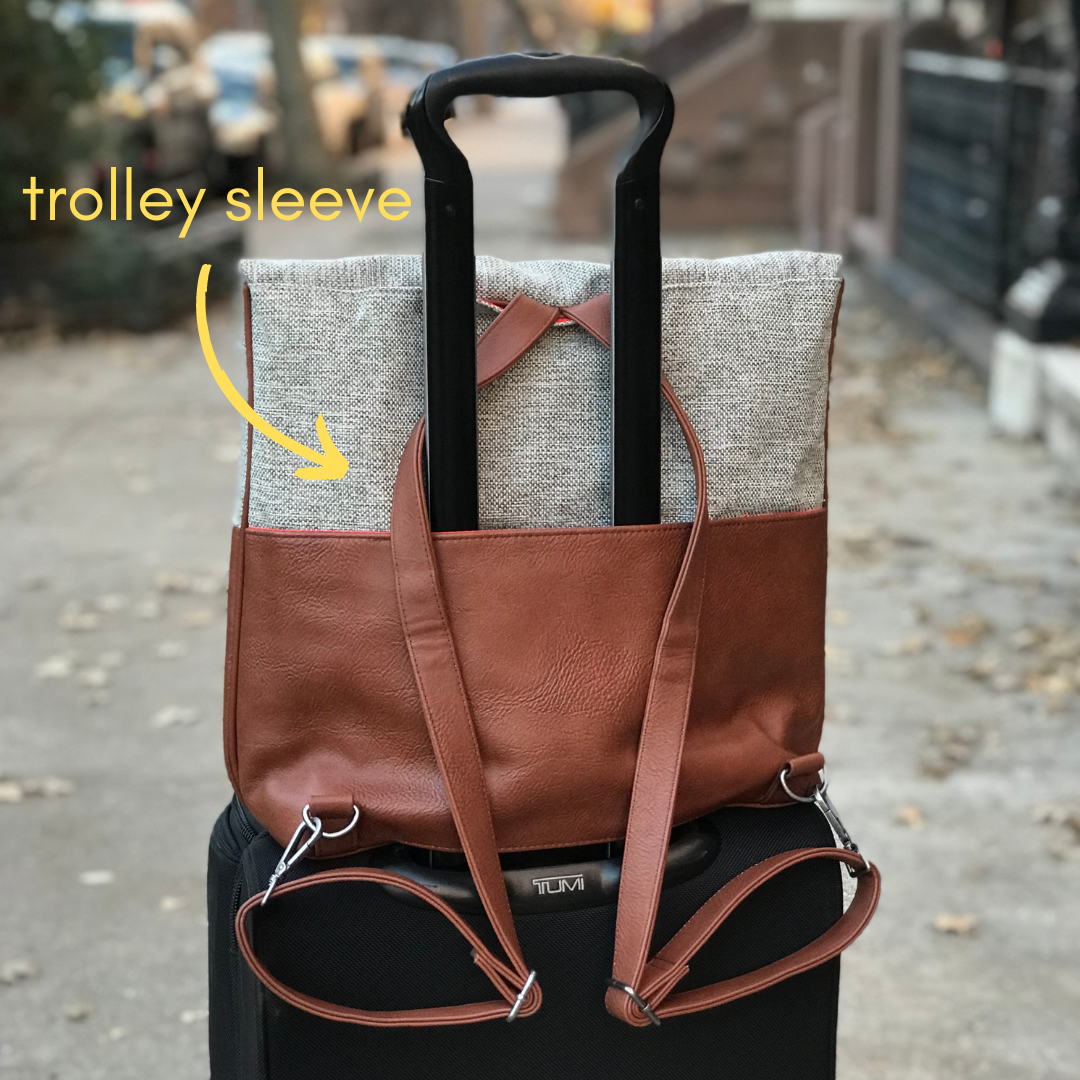 Canopy Verde Greenpoint Convertible Backpack Tote w/ Luggage Sleeve